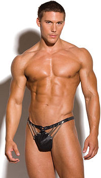 A-24-600XO Lust Leather Thong